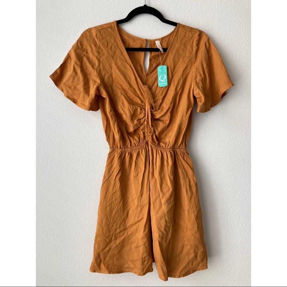 NEW - Q Mustard Yellow Dress with Pockets
